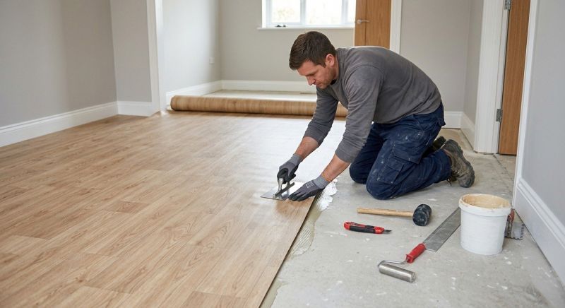 Vinyl Flooring Installation in Jackson, WI