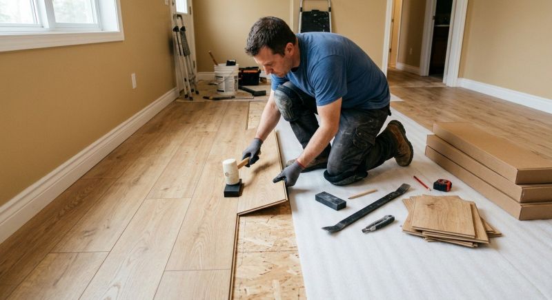 Laminate Floor Installation in Colgate, WI