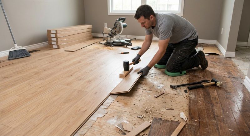 Laminate Floor Installation in Ixonia, WI