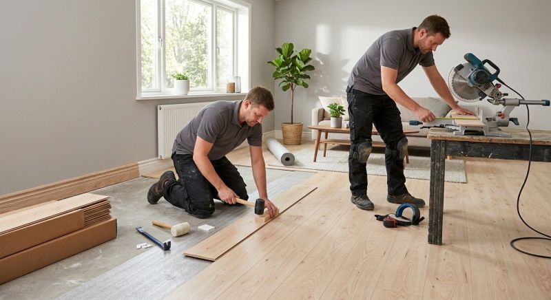 Laminate Floor Installation in South Milwaukee, WI