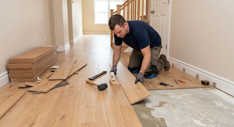 Laminate Floor Replacement in Germantown, WI