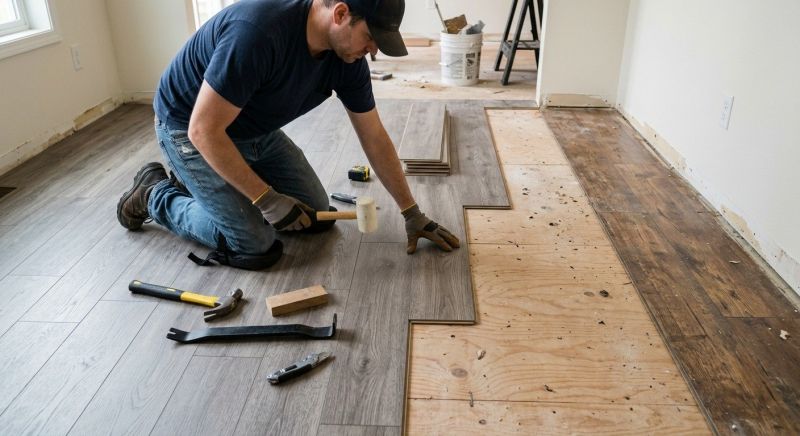 Laminate Floor Replacement in South Milwaukee, WI