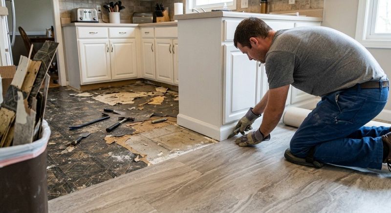 Linoleum Floor Installation in Big Bend, WI