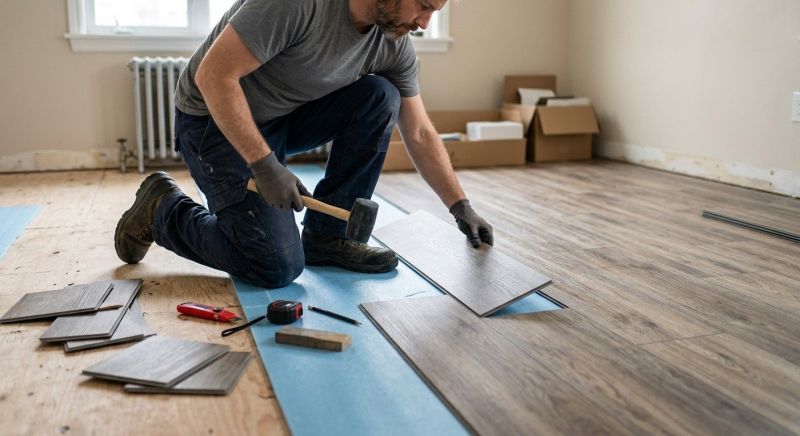 Linoleum Floor Installation in Colgate, WI