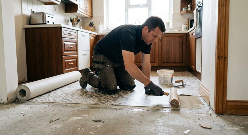 Linoleum Floor Installation in Slinger, WI