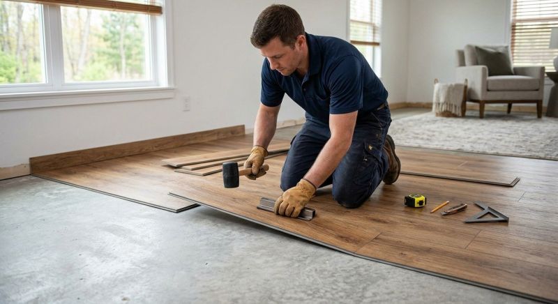 Luxury Vinyl Tile Installation in East Troy, WI