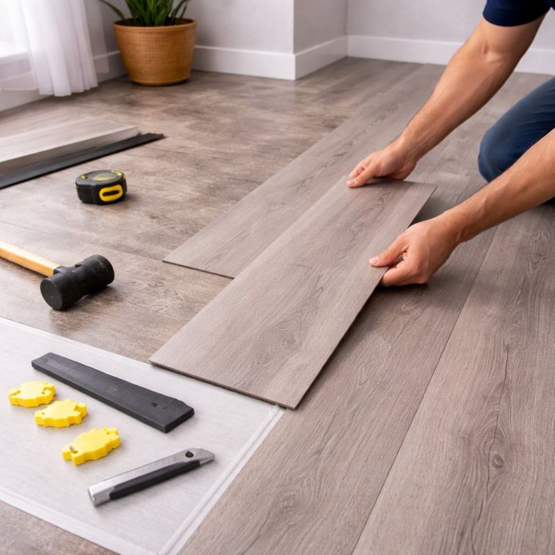 Lvt Flooring Installation in Richfield, WI