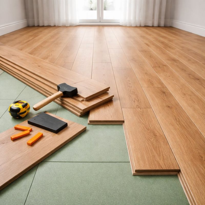 Plank Laminate Installation in Waukesha County, WI