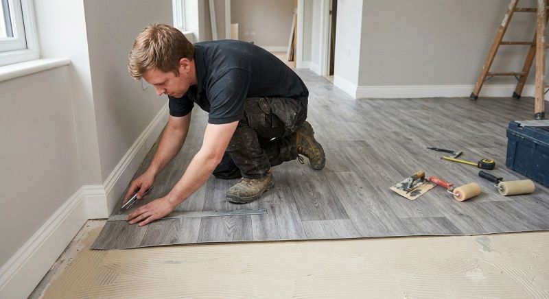 Sheet Flooring Installation in Germantown, WI