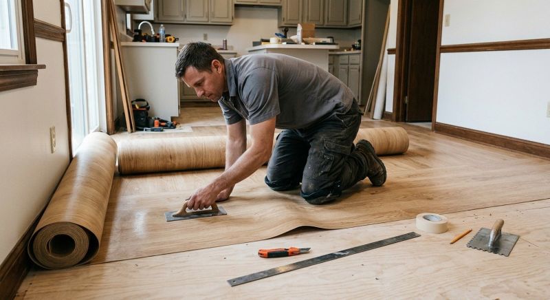 Sheet Flooring Installation in Oak Creek, WI