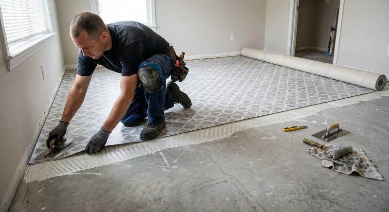 Sheet Flooring Installation in Ozaukee County, WI