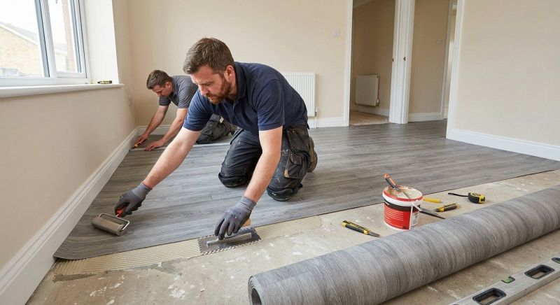 Sheet Linoleum Installation in Thiensville, WI
