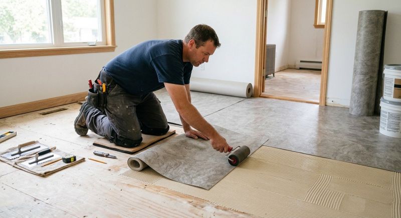 Sheet Vinyl Installation in Burlington, WI