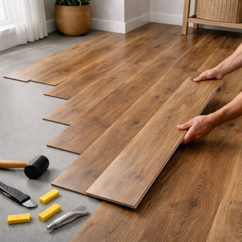 Vinyl Plank Floor Installation in Waukesha County, WI